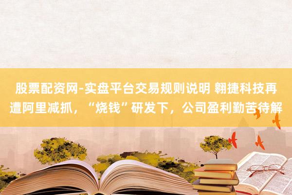 股票配资网-实盘平台交易规则说明 翱捷科技再遭阿里减抓，“烧钱”研发下，公司盈利勤苦待解